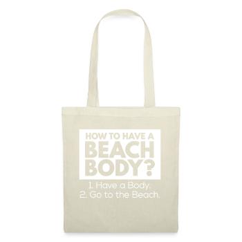 Body Go To Beach Humor Jokes - Tote Bag - red - Front