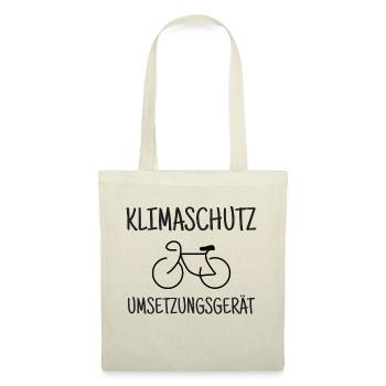 Klimaschutz- Umsetzungs- Gerät - Stoffbeutel - Rot - Vorne