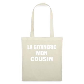 La gitanerie mon cousin - Sac en tissu - nature - Devant