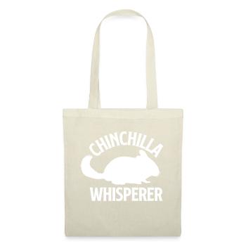 Chinchilla Whisperer - Zoologiste propriétaire d’animaux de compagnie - Sac en tissu - rouge - Devant