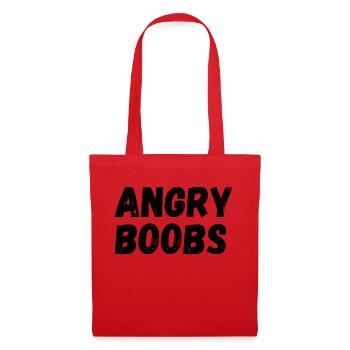 Angry Boobs - Stoffbeutel - Rot - Vorne