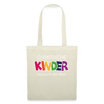 christliche Kinder - Stoffbeutel - Natur - Vorne