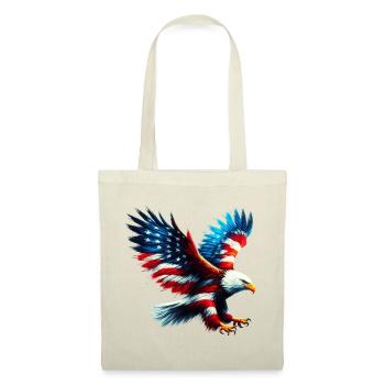 Eagle Flag USA USA Américain - Sac en tissu - rouge - Devant