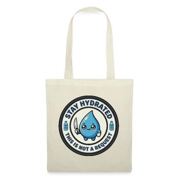 stay hydrated - Tote Bag - red - Front