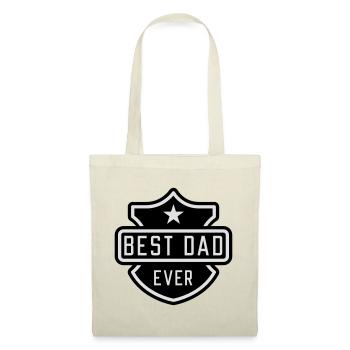 Best Dad ever - Stoffbeutel - Rot - Vorne