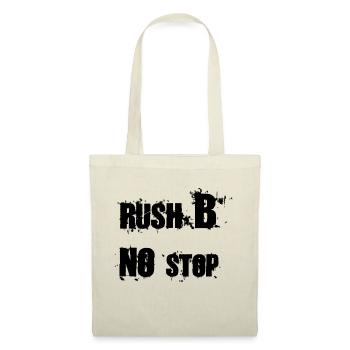 RUSH B NO STOP - Stoffbeutel - Rot - Vorne