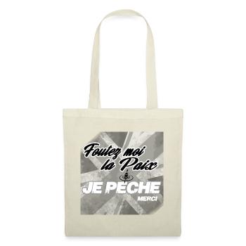 Pêche : Foutez-moi-la-paix - Sac en tissu - rouge - Devant