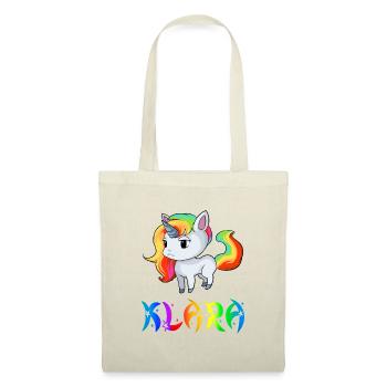 Clara unicorn - Tote Bag - red - Front