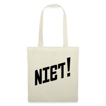 Say it in Russian: Niet! - Tote Bag - red - Front