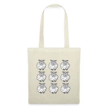 Funny Sheep Herd I Sheep I Sheep I Gift - Tote Bag - red - Front