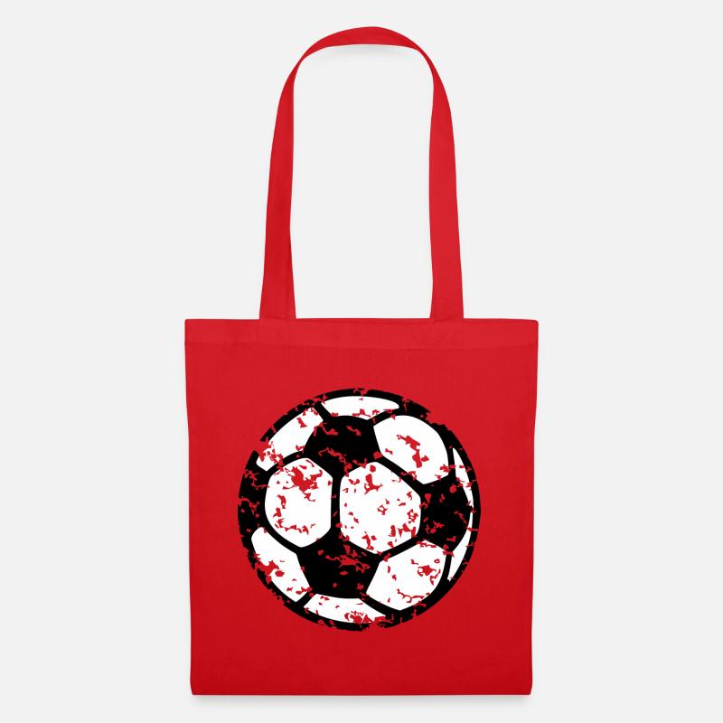 Fußball - Stoffbeutel - Rot