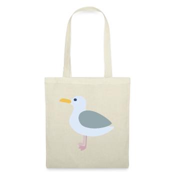 Seagull Symbol Sea Lake Kids North Sea Coast Deco - Tote Bag - red - Front
