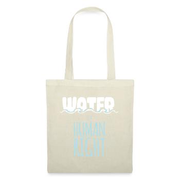 Water is a Human Right - Stoffbeutel - Rot - Vorne