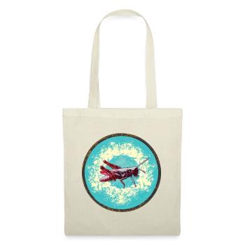 Detailed grasshopper illustration - Tote Bag - red - Front