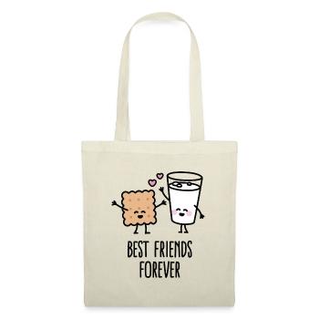 Best friends forever - Sac en tissu - rouge - Devant
