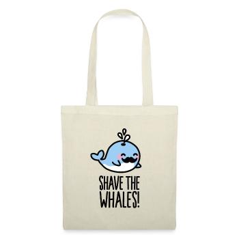 Shave the whales! - Tote Bag - red - Front