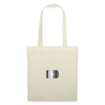 Silver Play Button - Tote Bag - red - Front