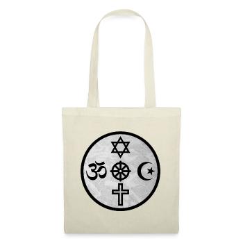 Hindouisme Bouddhisme Judaïsme Christianisme Islam - Sac en tissu - rouge - Devant