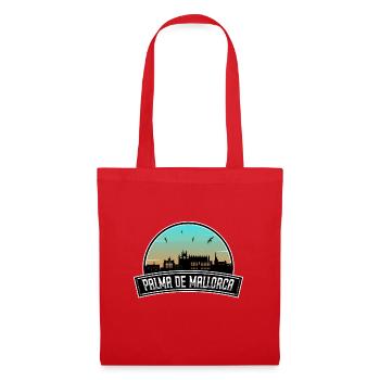 Palma De Mallorca Spain Skyline Spanish Souvenir - Tote Bag - red - Front