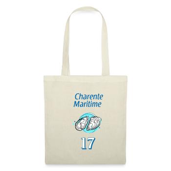 Charente-Maritime - Sac en tissu - rouge - Devant