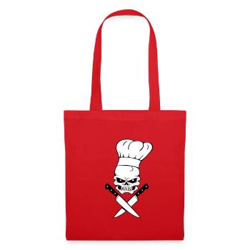 Skull cook - Tote Bag - red - Front