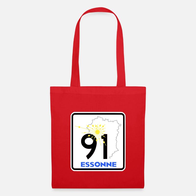 Essonne 91 - Sac en tissu - rouge
