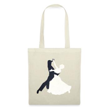 Motif de danse de valse élégant - Sac en tissu - rouge - Devant