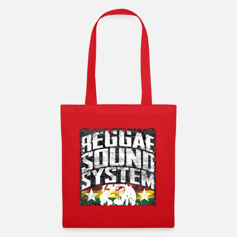 Reggae Sound System - Stoffbeutel - Rot