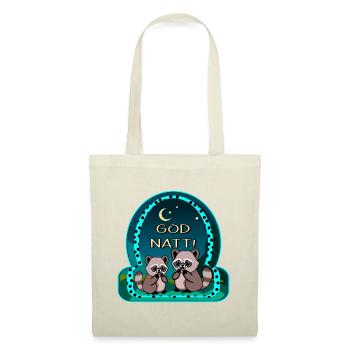 GOOD NIGHT - Raccoon couple - Tote Bag - red - Front