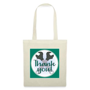 MERCI ARTISAN - PINCES - Sac en tissu - nature - Devant
