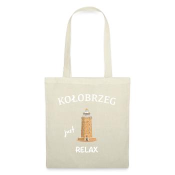 Kołobrzeg, Mer Baltique polonaise, Détendez-vous - Sac en tissu - rouge - Devant