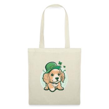 Cartoon Dog St. Patrick's Day - Tote Bag - red - Front