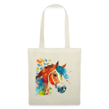 Le bonheur du cheval - Sac en tissu - rouge - Devant