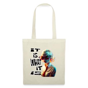 Funky alien 03 It is what it is - Tote Bag - red - Front