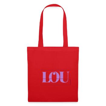 Lou - Sac en tissu - rouge - Devant