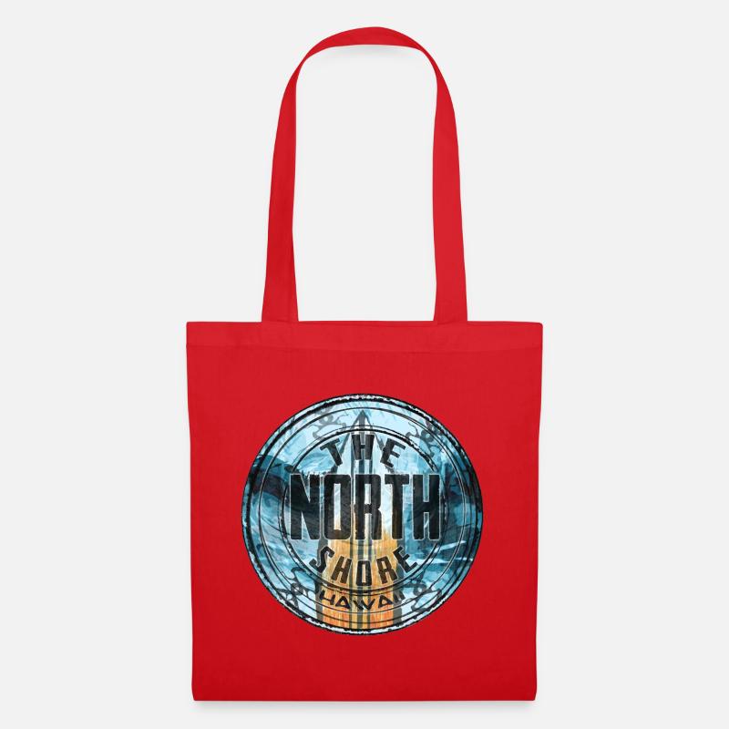 Northshore Hawaii - Tote Bag - red