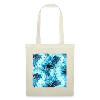 Eau Maritime Marbre Design - Sac en tissu - rouge - Devant