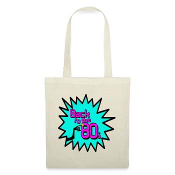 Chemise de fête à thème rétro amusant des années 80, années 80 (25) - Sac en tissu - rouge - Devant