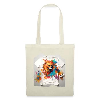 Painted lion - Tote Bag - red - Front