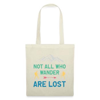 Not All Who Wander All Lost - Tote Bag - red - Front