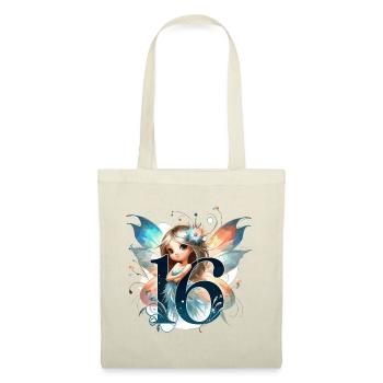 16 ans fée elfe mignon cadeau d’anniversaire - Sac en tissu - rouge - Devant