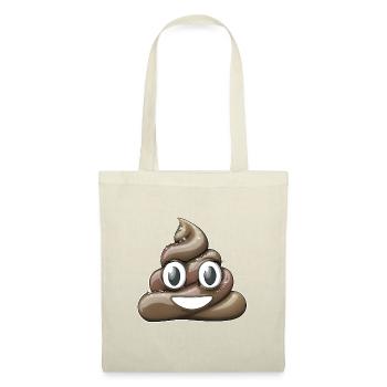 Playful Poop with Sparkles - Tote Bag - red - Front