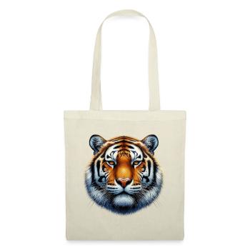 Tigre - Sac en tissu - rouge - Devant