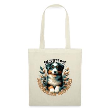 Chiot Berger Australien Chien Intelligent - Sac en tissu - rouge - Devant