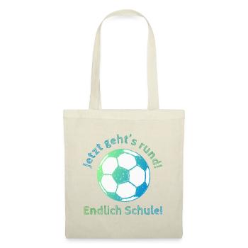 School at last - Soccer - Now it's time to get goi - Tote Bag - red - Front