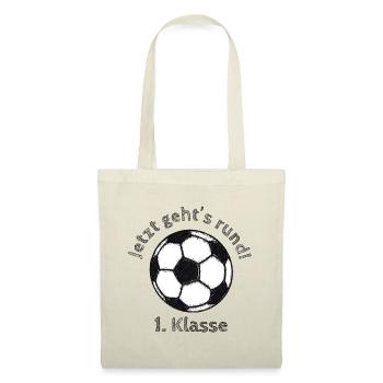 Scolarisation - Le football c’est maintenant le tour - 1ère année - Sac en tissu - rouge - Devant