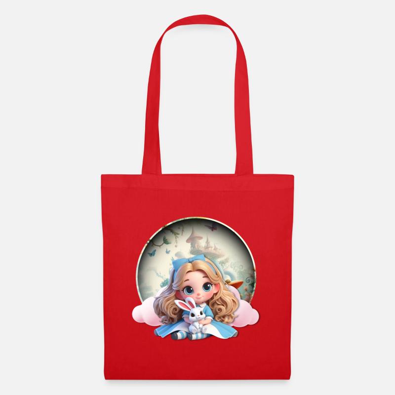 Alice's Dreams - Tote Bag - red