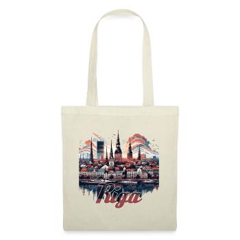 Riga Capital Latvia Baltic Gift - Tote Bag - red - Front