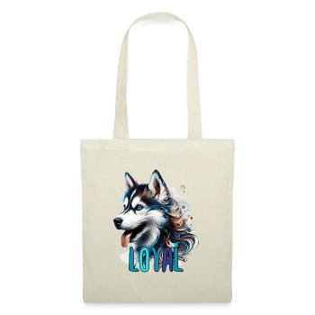 Husky Puppy Cute Loyal Dog Gift - Tote Bag - red - Front