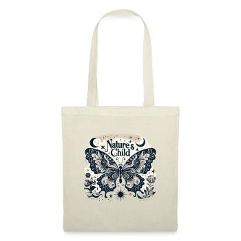 Nature's Child Butterfly Pattern - Tote Bag - red - Front